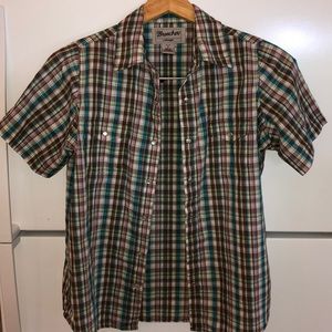 Wrancher Women’s M Snap front / short sleeved